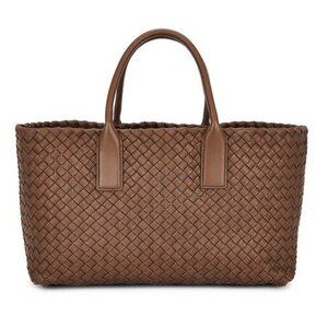 New Bottega Veneta Small Cabat Brown Tote Bag